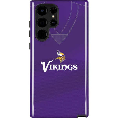 NFL Minnesota Vikings Team Jersey Galaxy S25 Ultra Impact Case